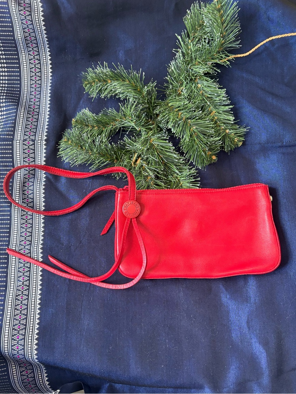 GAP Red Mini Crossbody Wristlet